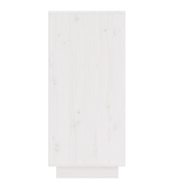 Buffets 2 pcs Blanc 31,5x34x75 cm Bois massif de pin