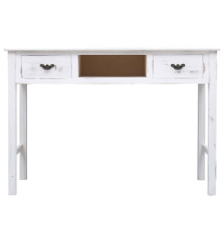 Table console Blanc antique 110 x 45 x 76 cm Bois