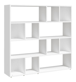 Bibliothèque/Cloison de séparation Blanc 105x24x102 cm