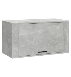 Armoire à chaussures murale Gris béton 70x35x38 cm