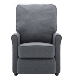 Fauteuil électrique de massage Gris foncé Tissu