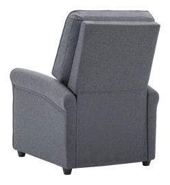 Fauteuil électrique de massage Gris foncé Tissu