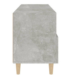 Meuble TV Gris béton 80x36x50 cm Bois d'ingénierie