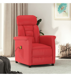 Fauteuil de massage Rouge Similicuir