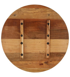 Dessus de table rond 70 cm 15-16 mm Bois de récupération