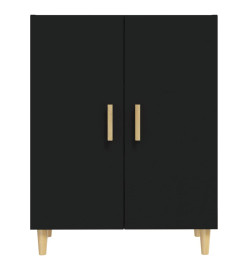 Buffet Noir 70x34x90 cm Bois d'ingénierie