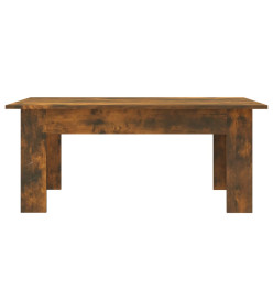 Table basse Chêne fumé 100x60x42 cm Bois d'ingénierie