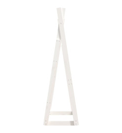 Porte-vêtements Blanc 100x45x150 cm Bois de pin massif