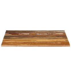 Dessus de table carré 70x70 cm 15-16 mm Bois de récupération