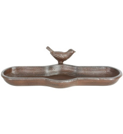 Esschert Design Baignoire pour oiseaux Fonte Marron BR25