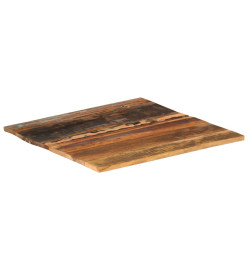 Dessus de table carré 60x60 cm 15-16 mm Bois de récupération