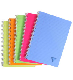 Clairefontaine Cahiers à reliure spiralée 90 Feuilles à réglure 5 pcs