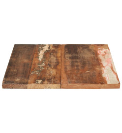 Dessus de table rectangulaire 60x90 cm 25-27 mm Bois récupéré