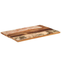 Dessus de table rectangulaire 60x90 cm 25-27 mm Bois récupéré