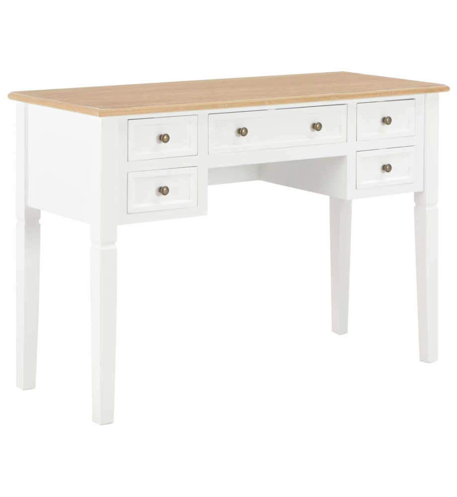 Bureau Blanc 109,5 x 45 x 77,5 cm Bois