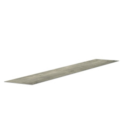 Panneaux muraux Aspect bois Gris PVC 2,06 m²