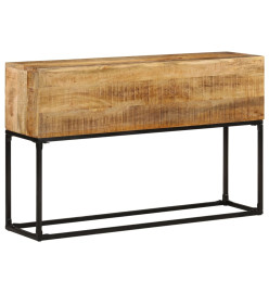 Table console 120x30x75 cm Bois de manguier brut