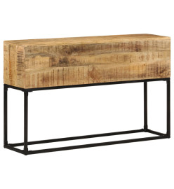 Table console 120x30x75 cm Bois de manguier brut