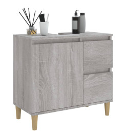 Armoire de bain sonoma gris 65x33x60 cm bois d'ingénierie