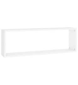 Étagères cube murales 4 pcs Blanc 80x15x26,5 cm Aggloméré