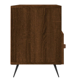 Meuble TV chêne marron 102x36x50 cm bois d'ingénierie