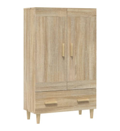 Buffet haut Chêne sonoma 70x31x115 cm Bois d'ingénierie