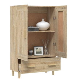 Buffet haut Chêne sonoma 70x31x115 cm Bois d'ingénierie