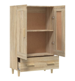 Buffet haut Chêne sonoma 70x31x115 cm Bois d'ingénierie