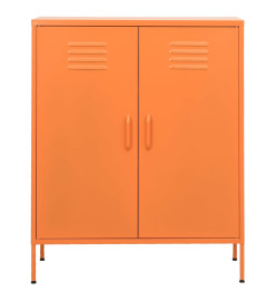 Armoire de rangement Orange 80x35x101,5 cm Acier