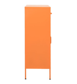 Armoire de rangement Orange 80x35x101,5 cm Acier