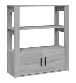 Buffet Sonoma gris 80x30x90 cm Bois d'ingénierie