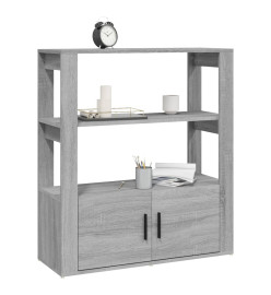 Buffet Sonoma gris 80x30x90 cm Bois d'ingénierie