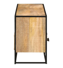 Meuble TV 110x30x45 cm Bois de manguier brut