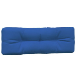 Coussins de palette 5 pcs bleu royal tissu