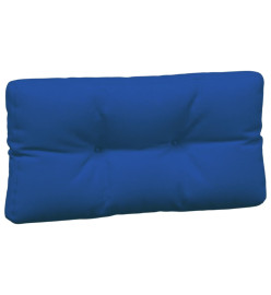 Coussins de palette 5 pcs bleu royal tissu