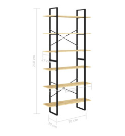 Armoire haute 100x30x210 cm Bois de pin solide