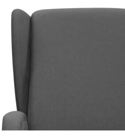 Fauteuil de massage Gris foncé Tissu