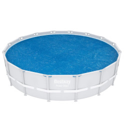 Bestway Couverture solaire de piscine ronde 462 cm Bleu