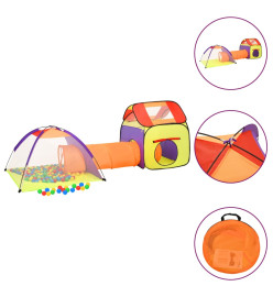 Tente de jeu pour enfants Multicolore 338x123x111 cm