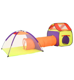 Tente de jeu pour enfants Multicolore 338x123x111 cm