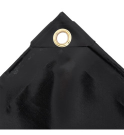 Bâche de protection 650 g/m² 3x5 m Noir