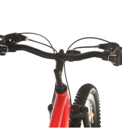 Vélo de montagne 21 vitesses Roues 29 pouces Cadre 58 cm Rouge