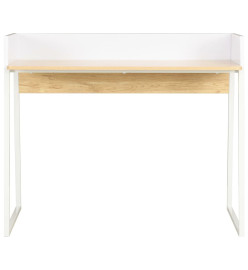 Bureau Blanc et chêne 90 x 60 x 88 cm