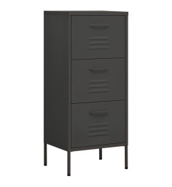 Armoire de rangement Anthracite 42,5x35x101,5 cm Acier