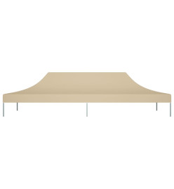 Toit de tente de réception 6x3 m Beige 270 g/m²