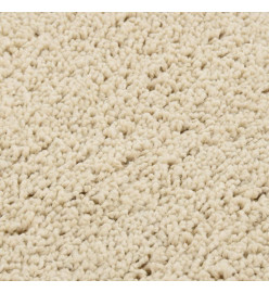 Tapis shaggy antidérapant Crème 200x290 cm