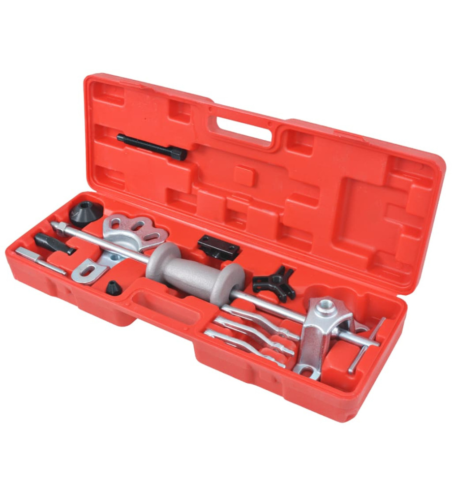 Outils de voiture coulissants à 9 voies 17 pcs