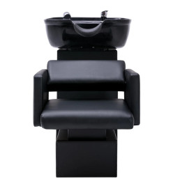 Unité de rinçage de shampoing avec chaise de salon Similicuir