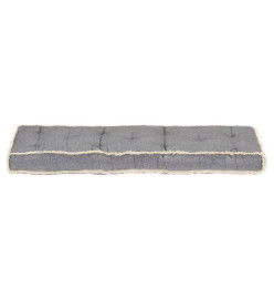 Coussin de canapé palette Anthracite 120x40x7 cm