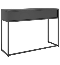 Table console Anthracite 106x35x75 cm Acier